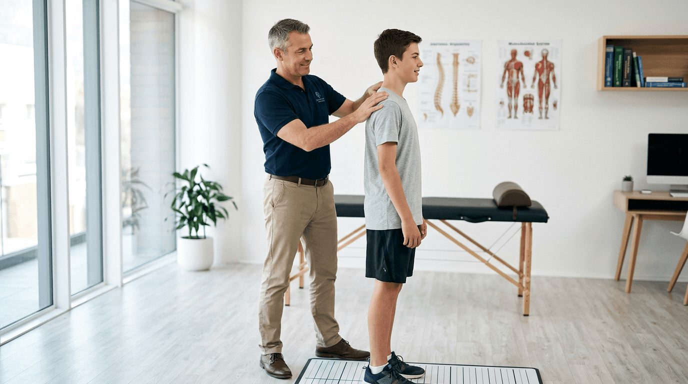 Illustration — L'Ostéopathie pour les Adolescents : Scoliose, Croissance et Posture