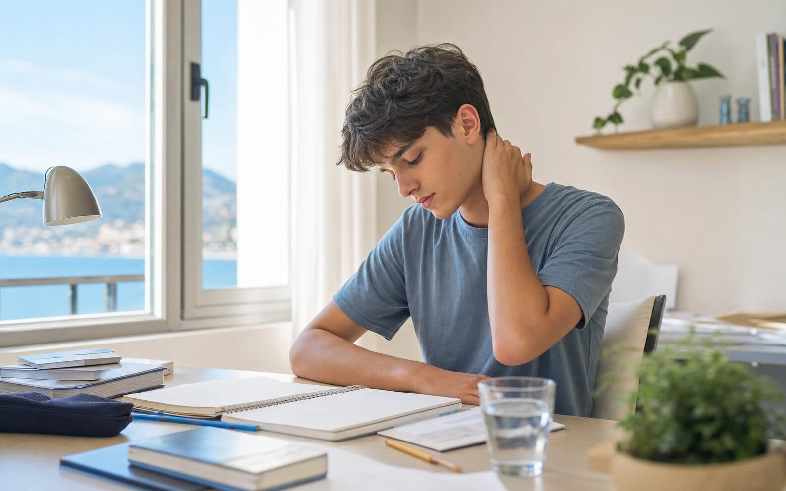Illustration — Bac et examens : pourquoi l'ostéopathie aide à mieux vivre les révisions