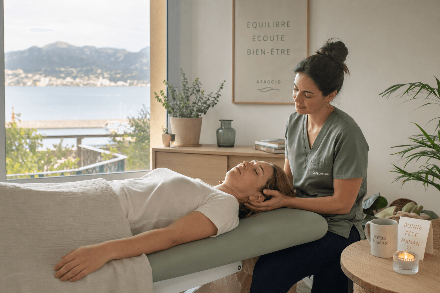 Illustration — Fête des mères : pourquoi prendre soin de soi avec l'ostéopathie à Ajaccio