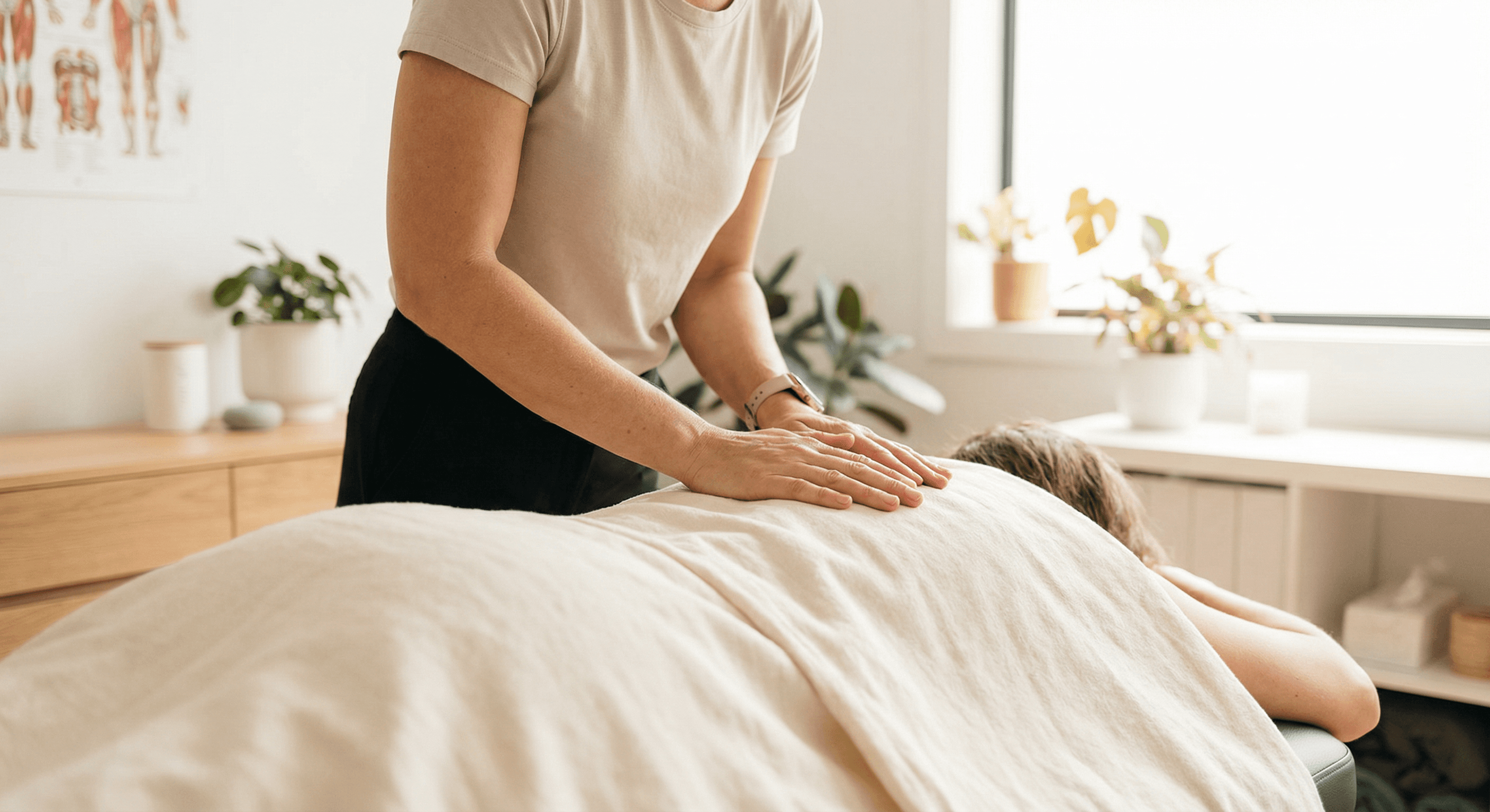 Cabinet d'ostéopathie — environnement calme et professionnel pour une consultation